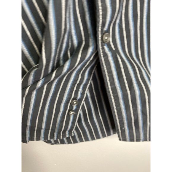 STRUCTURE Stripped Men Dress Shirt Size M - Picture 5 of 9
